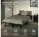ML-DESIGN Metallbett Paris - Schwarz mit Lattenrost Bild 1