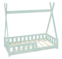 ML-DESIGN Spielbett Tipi Zeltbett Mint Kiefer mit Rausfallschutz Bild 2