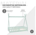 ML-DESIGN Spielbett Tipi Zeltbett Mint Kiefer mit Rausfallschutz Bild 5