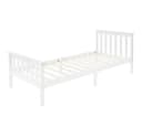 ML-Design Jugendbett Kiefer Weiß Massivholz Bettgestell Bild 2
