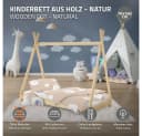 ML-DESIGN Spielbett Tipi Zeltbett Kiefer Natur inkl. Lattenrost Bild 1