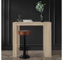 ML-DESIGN Bartisch Braun mit 3 Ablageflächen Bild 5