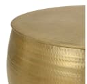 WOMO-DESIGN Couchtisch Gold Hammerschlag Optik Aluminium Rund Bild 3