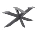 ML-DESIGN Tischbein Tischgestell Spider Kreuzgestell Schwerlast aus Stahl für DIY, Tischfüße X-Design 98x58x43 cm Anthrazit Industriedesign Bild 2
