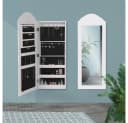 ML-Design Schmuckschrank mit Spiegel Weiß Bild 1
