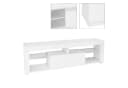 ML-DESIGN TV Lowboard Weiß mit Stauraum Bild 1