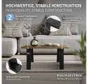 ML-DESIGN Tischbein 2er Set Schwarz Industrial Design U-Form Bild 1