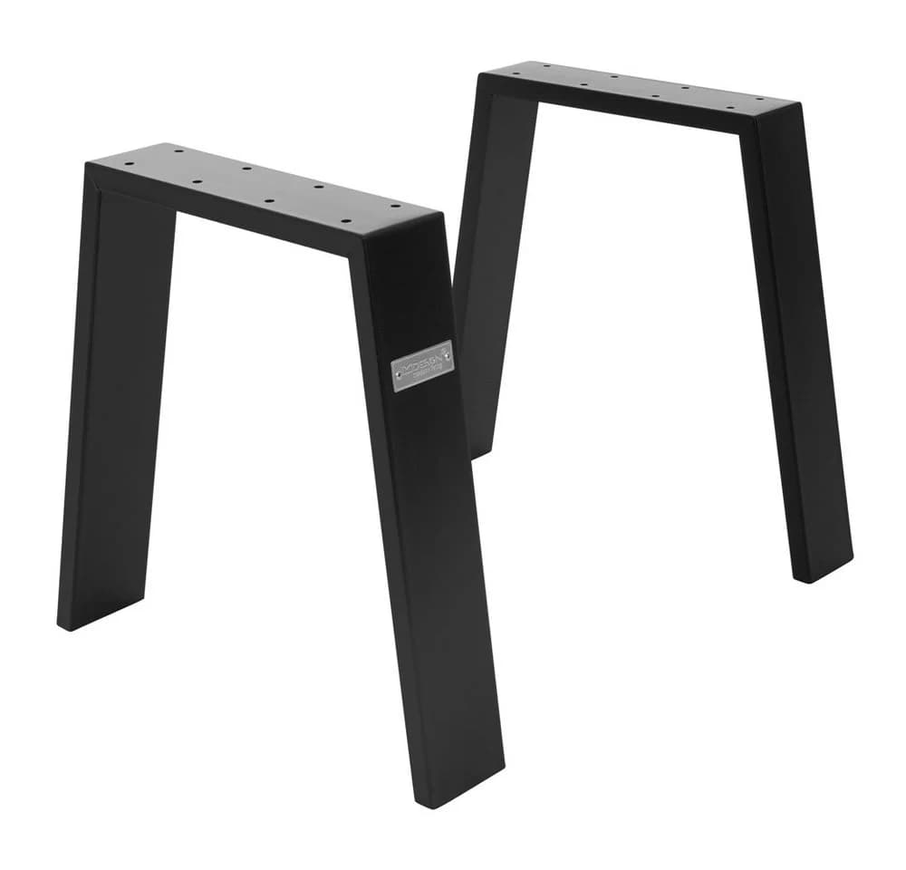 ML-DESIGN Tischbein 2er Set Schwarz Industrial Design U-Form - Bild 2