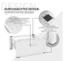 ML-DESIGN Waschmaschinenuntergestell Weiß mit Schublade Bild 4