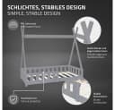 ML-DESIGN Spielbett Tipi Zeltbett Grau mit Lattenrost & Matratze Bild 4