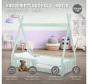 ML-DESIGN Spielbett Tipi Zeltbett Kiefer Mint inkl. Matratze Bild 1