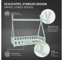 ML-DESIGN Spielbett Tipi Zeltbett Kiefer Mint inkl. Matratze Bild 4