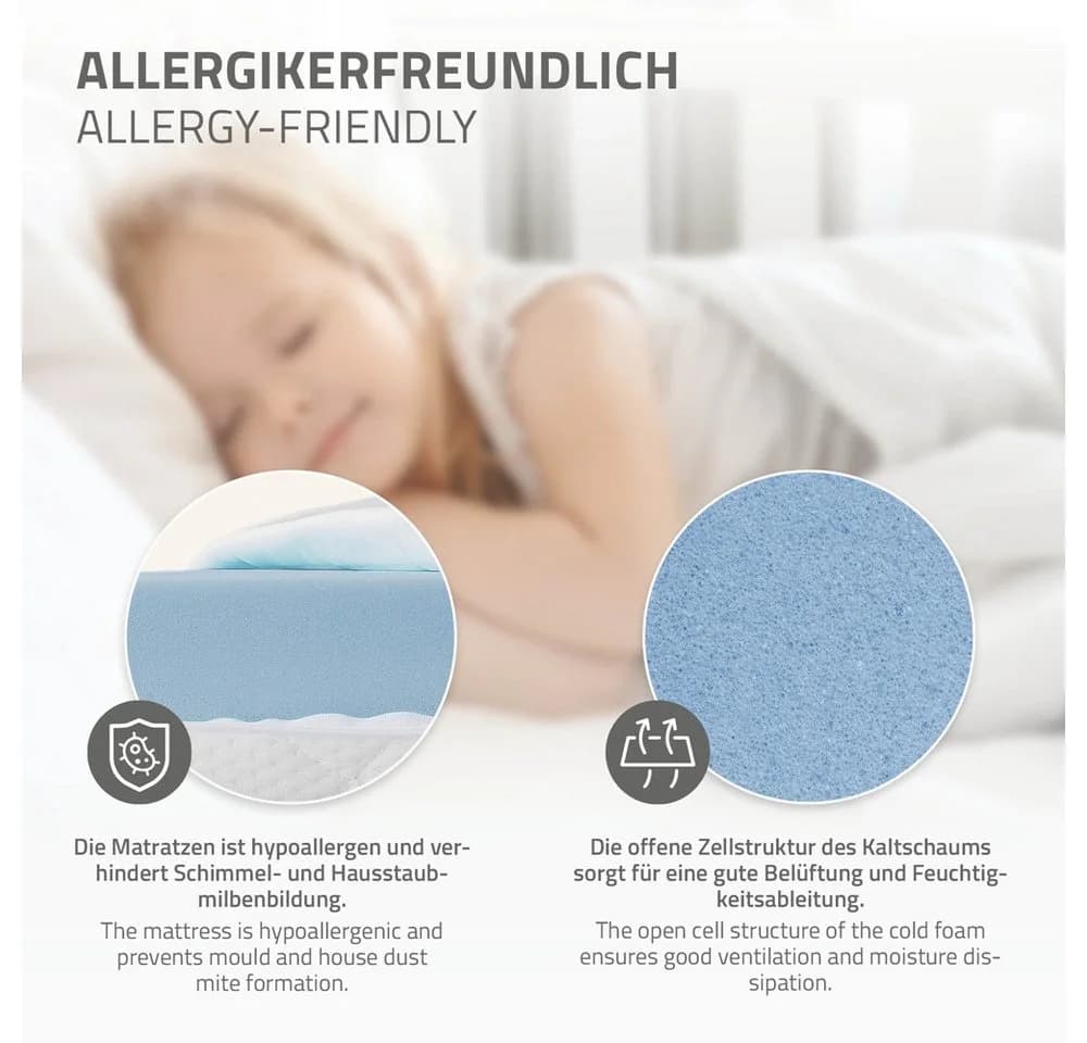 ML-DESIGN Spielbett Hausbett Kinderbett Weiß Kiefer mit Lattenrost - Bild 5