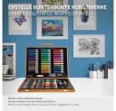 ECD Germany Kreativset 150-tlg. Malset in Holzkoffer Braun/Bunt Bild 4