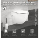 LuxeBath Spülrandloses Hänge-WC mit Bidet-Funktion und Nano-Beschichtung Bild 1