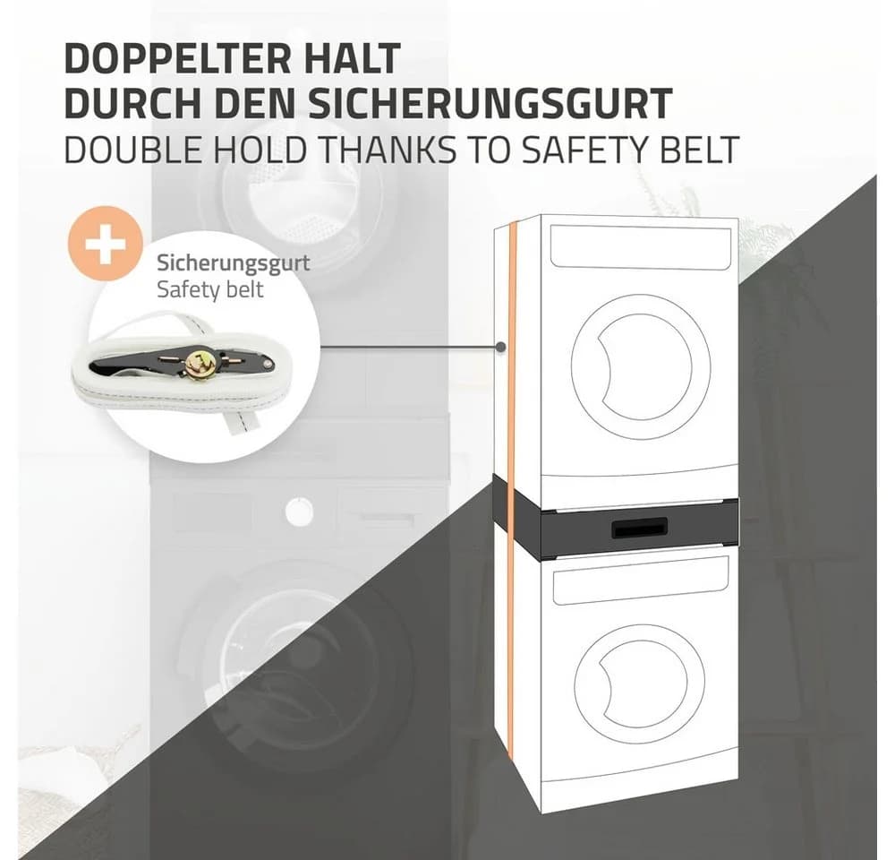 ML-DESIGN Zwischenbaurahmen mit Schublade Schwarz - Bild 5