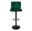 ML-DESIGN Barhocker 2er Set Grün Samt mit Rückenlehne Bild 1