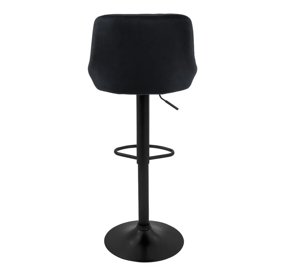 ML-DESIGN Barhocker Samt Schwarz 360° drehbar - Bild 4