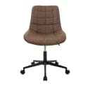 ML-DESIGN Bürostuhl Braun Kunstleder höhenverstellbar Bild 1