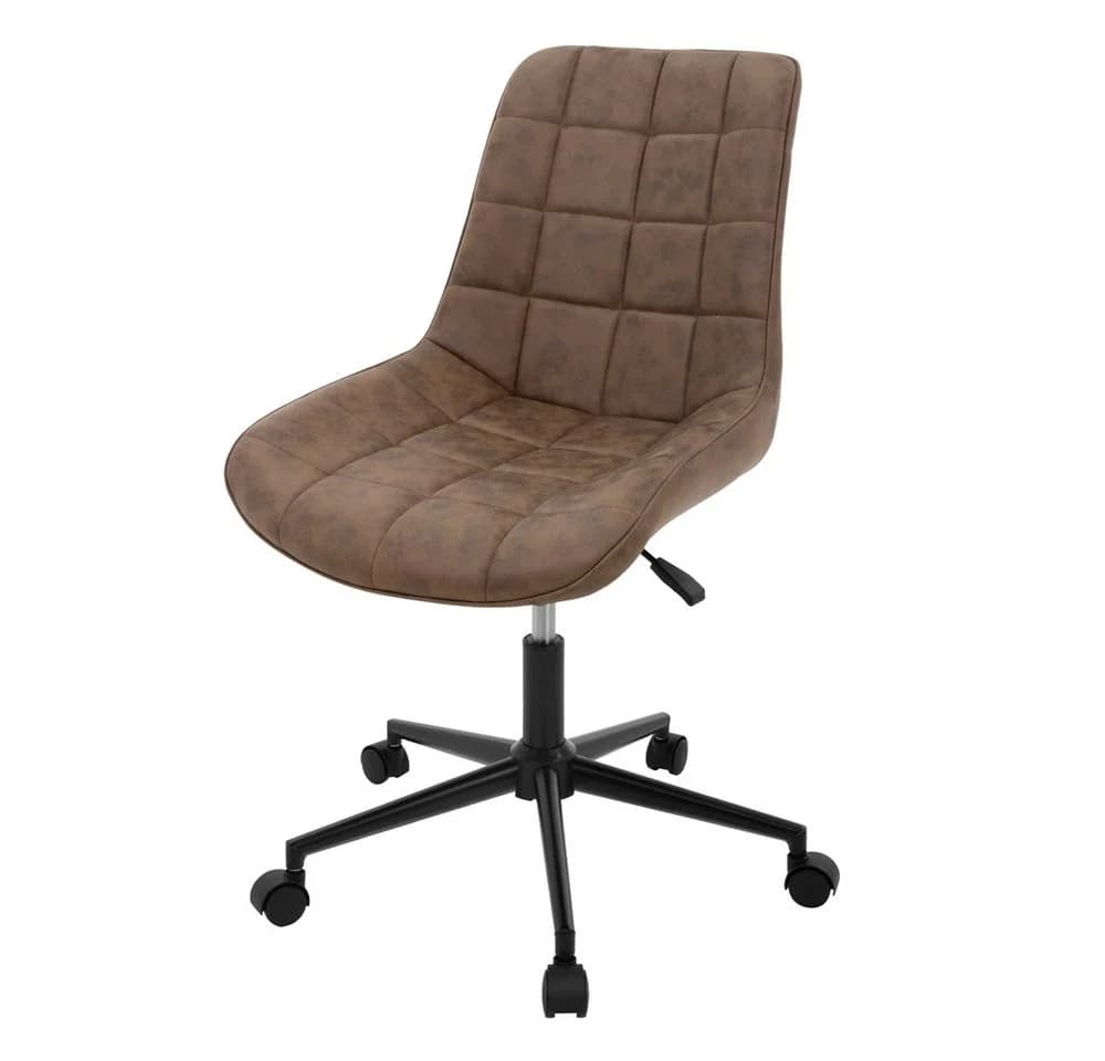ML-DESIGN Bürostuhl Braun Kunstleder höhenverstellbar - Bild 2