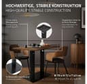ML-DESIGN Tischgestell Schwarz Industrial Doppel-Tischuntergestell Bild 1