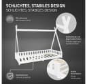 ML-DESIGN Spielbett Tipi Zeltbett Weiß mit Matratze Bild 4