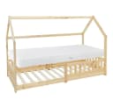 ML-DESIGN Spielbett Hausbett mit Rausfallschutz und Matratze Bild 2