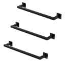 ML-DESIGN Wandgarderobe 3er Set Schwarz Stahl Bild 2