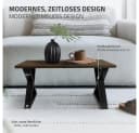 ML-DESIGN Tischbein 2er Set X-Form Schwarz Stahl Industrial Bild 4