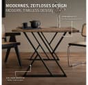 ML-Design Tischbein 2er Set Tischgestell Tischkufen Möbelfüße aus Stahl Industriedesign, Kufengestell X-Form Schwarz für Esstisch/Schreibtisch DIY-Projekte Bild 4