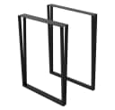ML-DESIGN Tischbein 2er Set Schwarz Stahl Industriedesign Bild 2