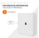ML-DESIGN Aktenschrank Stahl weiß mit Schlössern Bild 5