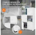 ML-DESIGN Aktenschrank Metallschrank mit Schubladen freistehender Aufbewahrungsschrank weiß Büroschrank Werkzeugschrank Stahlschrank Bild 3