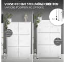 ML-DESIGN Aktenschrank Metallschrank mit Schubladen freistehender Aufbewahrungsschrank weiß Büroschrank Werkzeugschrank Stahlschrank Bild 5