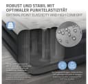 ML-DESIGN Luftbett Grau mit elektrischer Luftpumpe und Flockvelours Bild 4