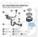 ML-DESIGN Küchenspüle Edelstahl mit Schallschutz und Überlauf Bild 5