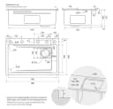 ML-DESIGN Küchenspüle Anthrazit Edelstahl Komplettset mit Wasserhahn Bild 1