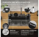 ML-DESIGN Küchenspüle Anthrazit Edelstahl Komplettset mit Wasserhahn Bild 4