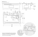 ML-DESIGN Küchenspüle Edelstahl Komplettset mit Wasserhahn Anthrazit Bild 1