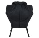 ML-DESIGN Loungesessel Schwarz mit Kopfkissen und Seitentasche Bild 4