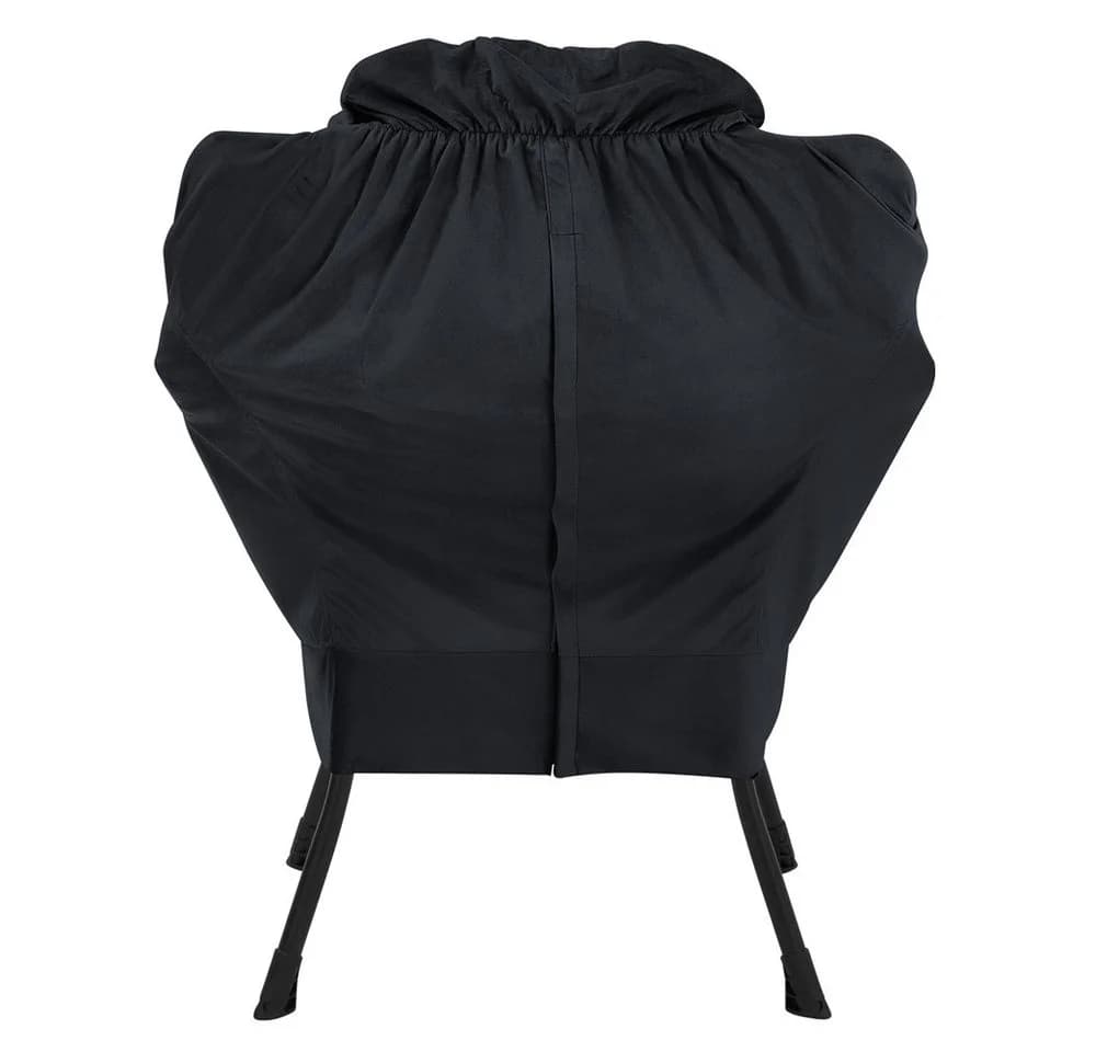 ML-DESIGN Loungesessel Schwarz mit Kopfkissen und Seitentasche - Bild 4