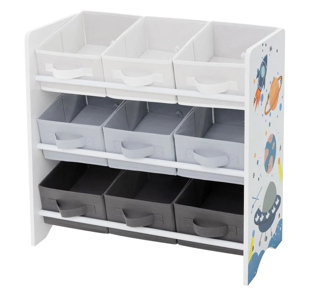 Joyz Kinderregal Weltraumdesign 9 Boxen - Bild 2