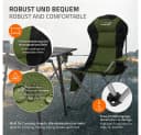 Hauki Campingstuhl Klappbar mit Getränkehalter Khaki Bild 5