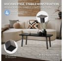 ML-DESIGN Tischbein 42cm Industrial Schwarz 4er Set Bild 1