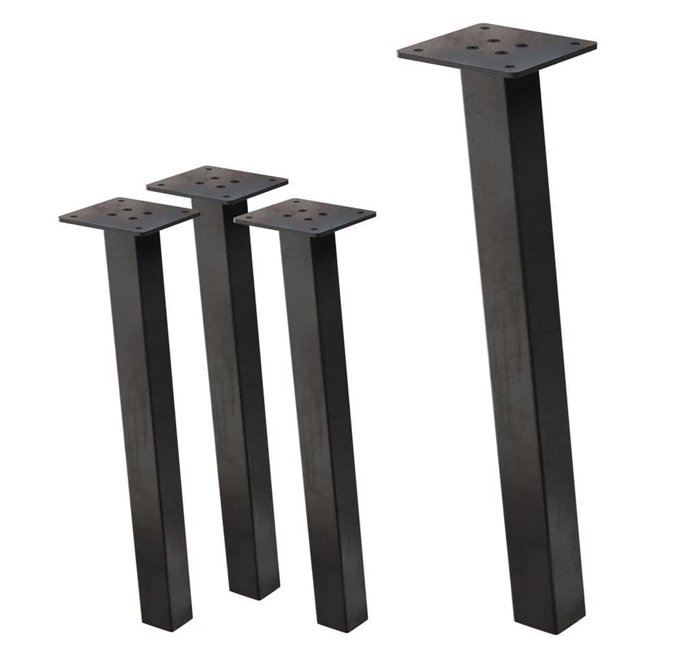 ML-DESIGN Tischbein 42cm Industrial Schwarz 4er Set - Bild 2