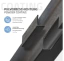 ML-DESIGN Tischbein 42cm Industrial Schwarz 4er Set Bild 3