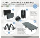 ECD Germany Klappbett 90x200cm Metallgestell mit Rollen Bild 4
