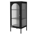 ML-DESIGN Vitrinenschrank Schwarz mit Rosegold-Griffen Bild 2