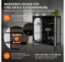 ML-DESIGN Vitrinenschrank Schwarz Rosegold Bild 3