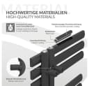 LuxeBath Badheizkörper Iron EM Heizkörper Handtuchtrockner Anthrazit Bild 3